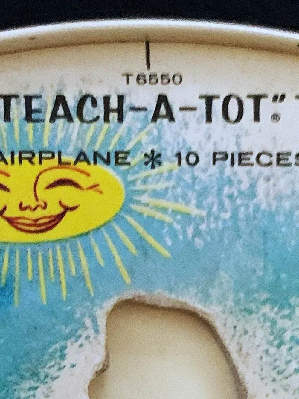 2 Vtg 1950s-60s Child's Puzzles Playskool Elephant / Magnetic Teach-Tot Airplane